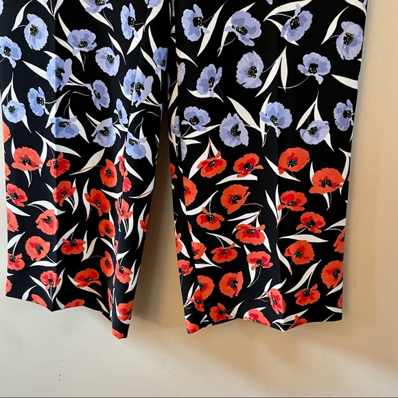 Ann Taylor Wide Leg Floral Pants - Picture 5 of 11
